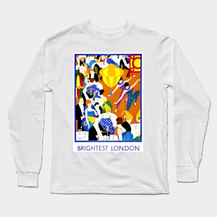 Brightest London 1924 Advertisement Long Sleeve T-Shirt